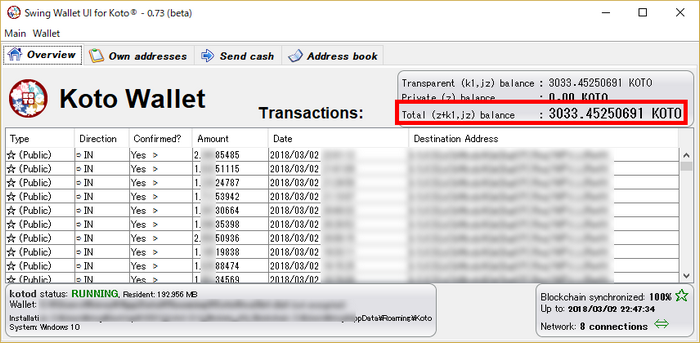 KOTO-Wallet