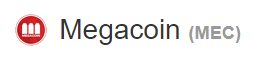 Megacoin(MEC)ロゴ