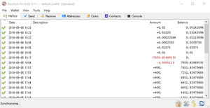 Electrum for KOTOのキャプチャ