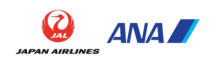 日本航空(JAL)と全日本空輸(ANA)